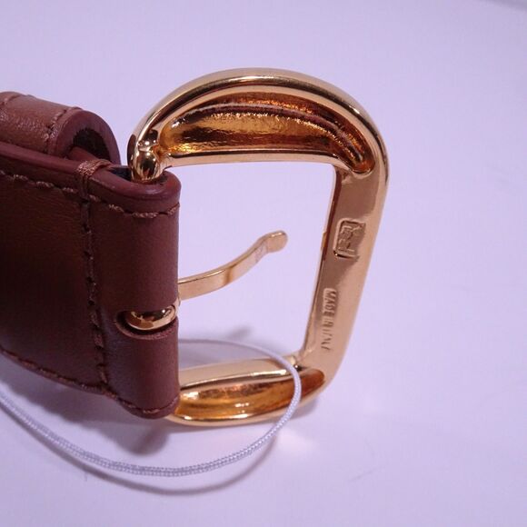 Veronica Beard Gavazzeni Women\'s Lidia Belt TAN Sz L NWT 190 main image 10
